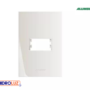 PLACA 4X2 1 POSTO COM SUPORTE BRANCO INOVAPRO