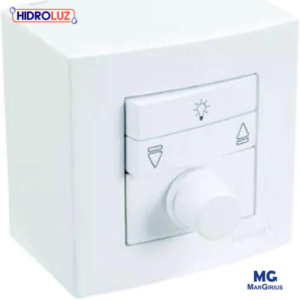 CONJUNTO CONTROLE VENTILADOR 127V SOBREPOR BCO SLEEK