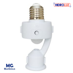 SENSOR DE PRESENÇA SOQUETE E27 MPQ-40F AUTOMÁTICO
