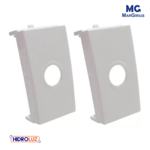 MODULO SAIDA DE FIO 3/8" - 2 UNIDADES BRANCO SLEEK