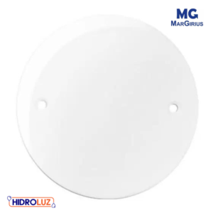 PLACA REDONDA 3" BRANCO SLEEK