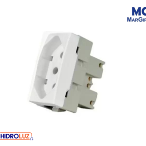 MODULO TOMADA 2P+T 10A 250V BRANCO SLEEK