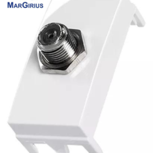 MODULO TV COAXIAL 75 OHMS BRANCO SLEEK