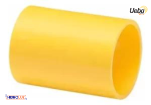 LUVA DN25 CORRUGADO AMARELA